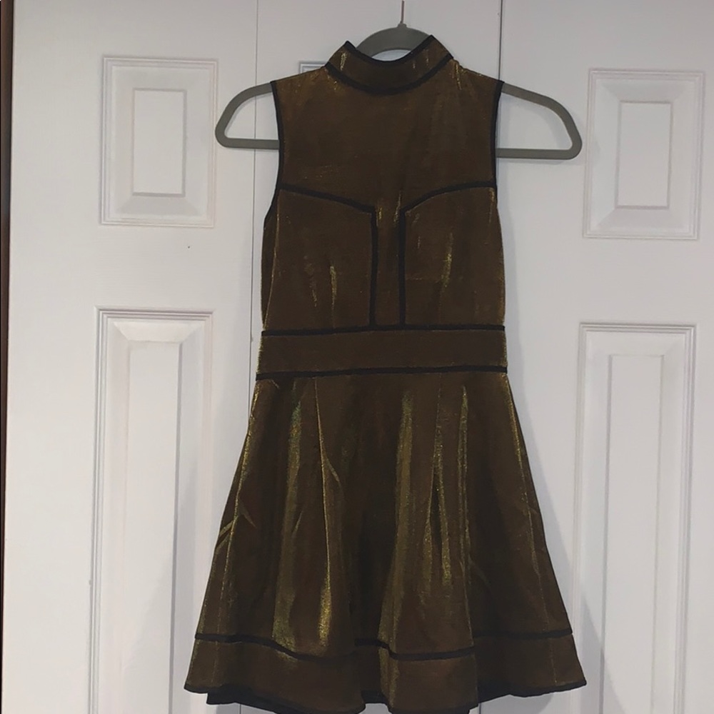 NEW!! Metallic gold dress!